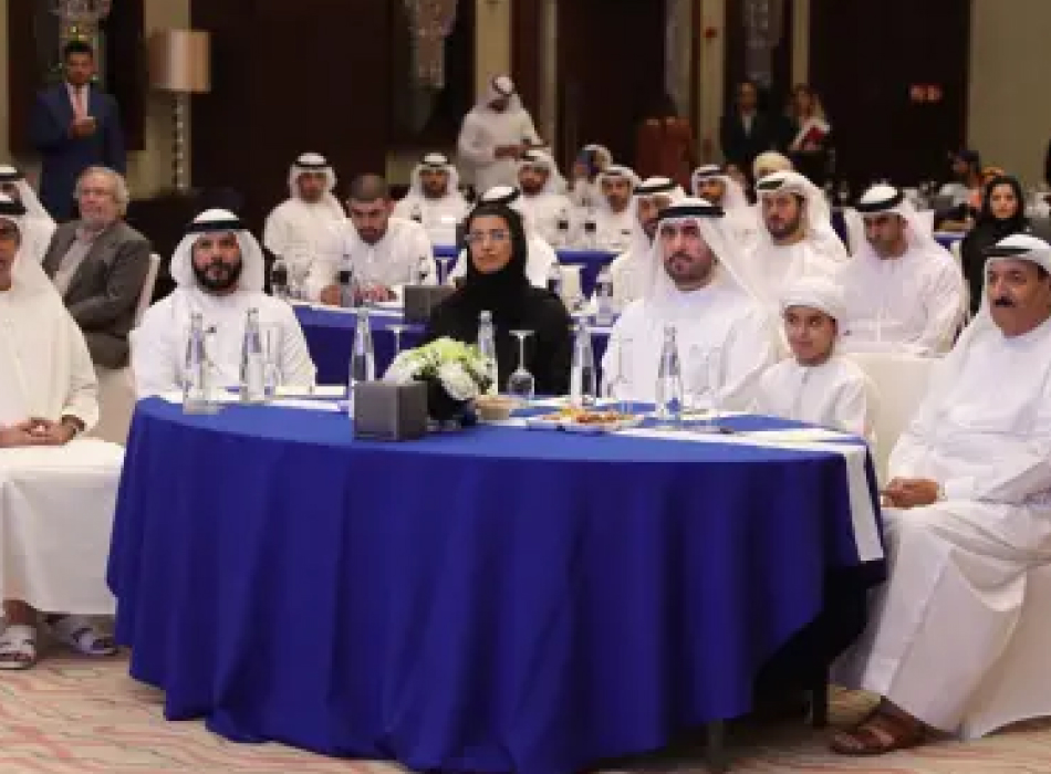 HE Sheikh Dr Majid bin Saeed Al Nuaimi and HE Noura Al Kaabi attended the launch of the 5th edition of the Abdulaziz bin Humaid Leadership Program (ALP)